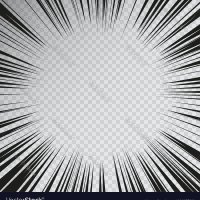 Manga effect action frame in comics book style Vector Image