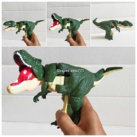 Jual Dino T Rex Pencet Mangap Lampu suara Dinosaurus T-rex Tekan