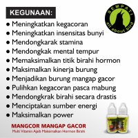 MANGCOR MANGAP GACOR BMW VITAMIN OBAT DOPING BURUNG LOVEBIRD LOVE BIRD NGEKEK KONSLET SUPER FIGHTER JAWARA NASIONAL VMNCOR