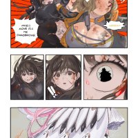 Ardiana Adnan commission open on X: Goddess of Victory Nikke pg 10. Someone save Anis and Diesel from a blast. Who she is??? goddessofvictorynikke nikke doujinshi manga nikkefanart waifus