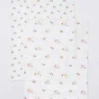 John Lewis Scan Bunny Muslin Blankets 75 x 100cm Pack of 2