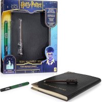 WOW! STUFF Tom Riddles Secret Diary With Slytherin House Invisible Ink Pen and Harry Potter UV Light-Up Wand