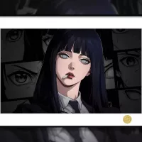 Gangster Hinata Hyuga Decorative Painting
