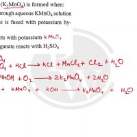 Potassium manganate leftmathrmK2 mathrmMnO4right...