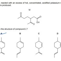 Organic Chemistry Problem: Using hot conc. acidified KMnO4 on a compound