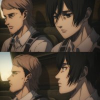 on X: mikasa and jean in todays attack on titan episode