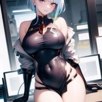 X: Lucy from Cyberpunk: Edgerunners.