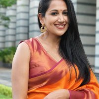 soft silk Orange saree