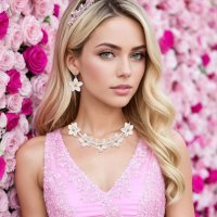 Buy EVER FAITH Flower Jewelry Sets for Women Dainty Enamel Faux Pearl Bead Wedding Party Choker Necklace Hook Earrings Set Summer Beach Accessories for Women Faux Pearl No Gemstone at Amazon.in