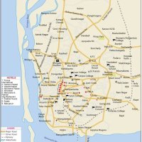 Mangaluru Mangalore City Map 48 Width : Amazon.in: Office Products