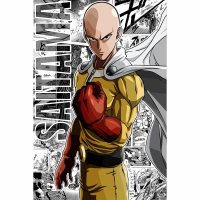POSTER WALLAH One Punch Man Anime Saitam Poster for Home Office and Student Room Wall