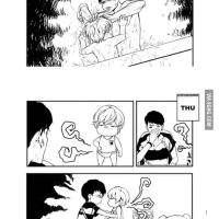 Babysitting time! still from Silent Manga