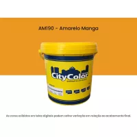 Tinta Acrlica Citycolor Econômica Fosco Amarelo Manga 36 Litros 064AM190 MP