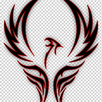 Arte fénix rojo y negro manga tatuaje fénix fénix hoja personaje de ficcin Reino libre png