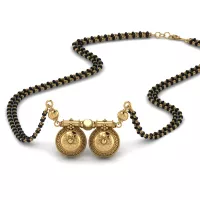 Shop 2 Vati Maharashtrian Mangalsutra in 14K 18K 22K Yellow Gold in USA