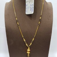 18k To 22k Yellow SHORT MANGAL SUTRA 15.380 at 70000piece in New Delhi