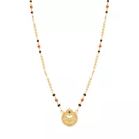 22K Gold Coral Beads Mangalsutra 17.95G