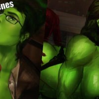 Fuking She-Hulk Fat Green Ass
