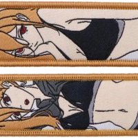 : Pinstant Chainsaw Man Power Bikini Sexy Cute Anime Manga Keychain Key Tag Chain Fob Ring : Automotive