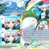 Touhou LostWord on X: Hi friends Youmu Konpaku C3 is back! Check her Summer Sashimi Slicer Epic Prayer in-game! Features the 5 Story Card Endless Summer Maiden with an increased drop rate!