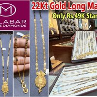 OMG Malabar Gold Long Mangalsutra Designs Starts Only 7GmRs.49K Gold Mangalsutra Designs 2024