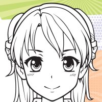 Colour Your Own Manga Book 2 With Free Manga Colouring Poster Age 4