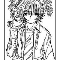 Anime Coloring Pages Gift For Anime Lover Coloring Pages For Kids Girl