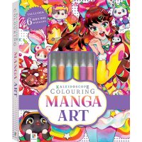 Kaleidoscope Colouring Kit: MangaUnicorn RainbowsSweet ScentsKawaii Kingdom Hinkler