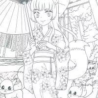 Artmaker Manga Colouring Book
