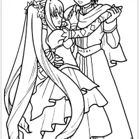 Manga free to color for kids