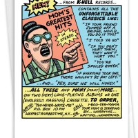 Greatest Hits: Funny Mothers Day Greeting Card
