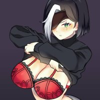 benedetta mobile legends mobile legends: bang bang non-web source 1girl benedetta mlbb bikini blush bra breasts cleavage eyepatch green eyes large breasts navel solo swimsuit underwear