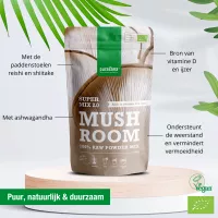 Paddenstoelen Poeder met Reishi Shittake