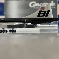 Jet-X Braniff International Concorde 1:400 N94FA JXM139A Black Exclusive