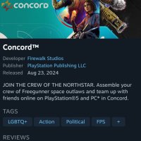 Concord PVP multiplayer FPS
