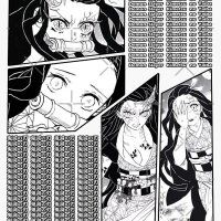 Nezuko Kamado Manga Stripe Design Sticker for Sale by Wafusaurus