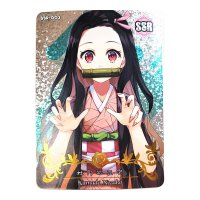 Nezuko Kamado Demon Slayer Manga Series Goddess Anime ACG Doujin Waifu Holo Card Doujin Art Waifu