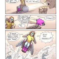 Dad creates comics featuring a hero in a wheelchair