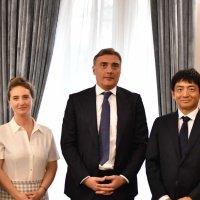 Shota Berekashvili and Mariam Lashkhi met with the founder and the CEO of the crypto assets exchange Bitflyer