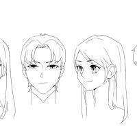 How to Draw Manga or Anime Head and Face Step by Step Male and Female