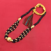 Buy Soni Jewellery Maharashtrian Tanmaniya Wedding marathi Mani Mala Thushi Mangalsutra for Women Online at Best Prices in India