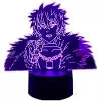 FYBTO 3D Lamp Anime Manga The Disastrous Life of Saiki K Shun Kaidou Figure Led Light for Bedroom Decor Nightlight Manga RGB Light USB 716 Color Room