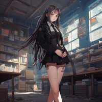 Anime School Girl
