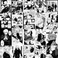 Moment Prints Gojo Satoru Manga Collage Poster Set 2