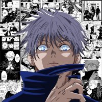 Moment Prints Gojo Satoru Manga Collage Poster Set 2