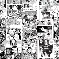 200pcs Shonen Manga Muur Collage bonus 20 stuks Anime Manga Esthetisch Manga Muur Manga Panelen Anime Manga Muur kunst Muurdecoratie