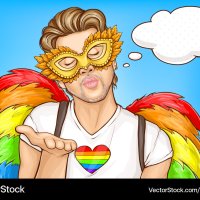 Gay Man Kissing Vector Images over 340