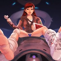 Shooting Star D.Va Foot Worship Overwatch By Scamwich