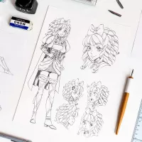 Essential Tools to Draw Manga Characters and Comics Easily