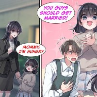 Manga Dub I fed the mother and daughter that were standing in front of my restaurant... RomCom